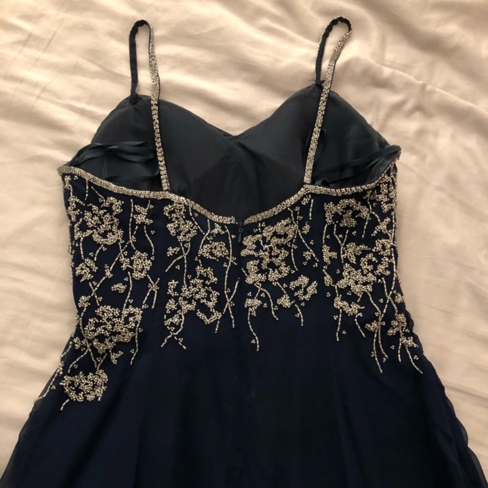 Beautiful Blue Sequined Gown
